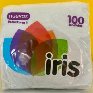 929 Servilleta Iris Doblada (caja)  30/100